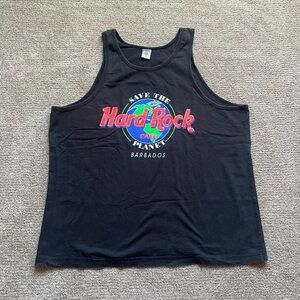 VTG 80’s Hard Rock Cafe Barbados Black Tank Top